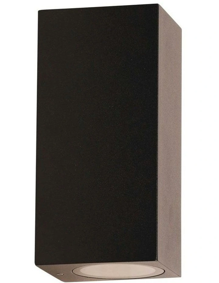 Atlas Twin Outdoor Wall Light Black image 1