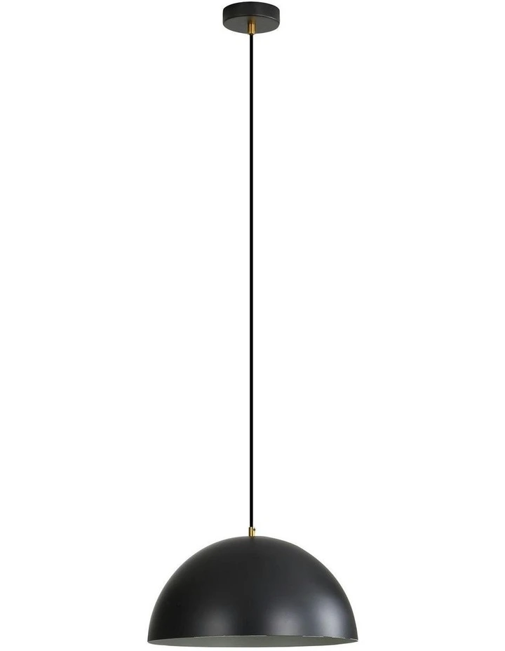 Lexi 35 Dome Pendant Light Black image 1