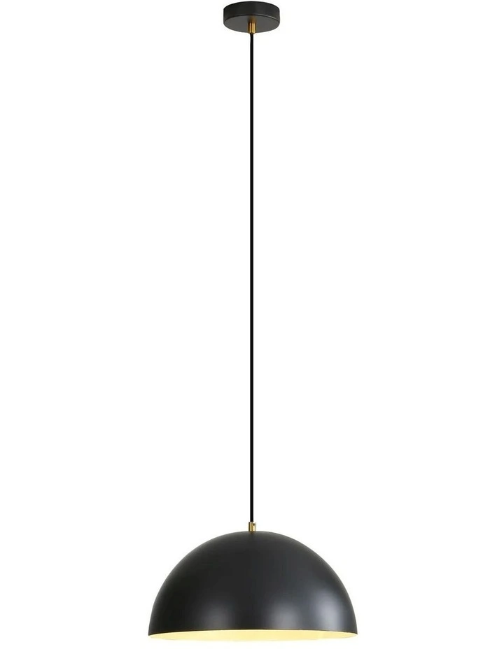 Lexi 35 Dome Pendant Light Black image 2