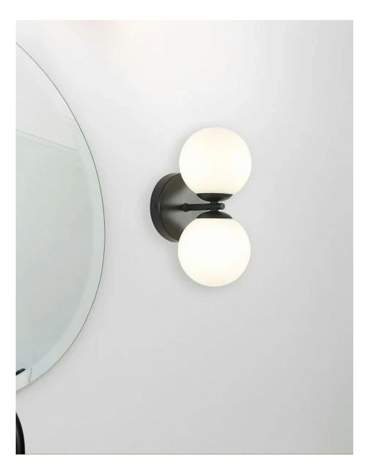 Oberon 2 Wall Light Black image 3