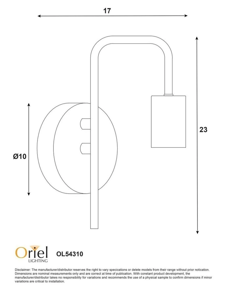 Lane Real Timber Wall Light Satin Brass image 3