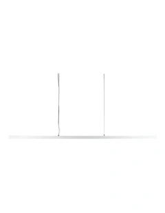 Shard Slimline Tricolour LED Pendant Light White 1500cm