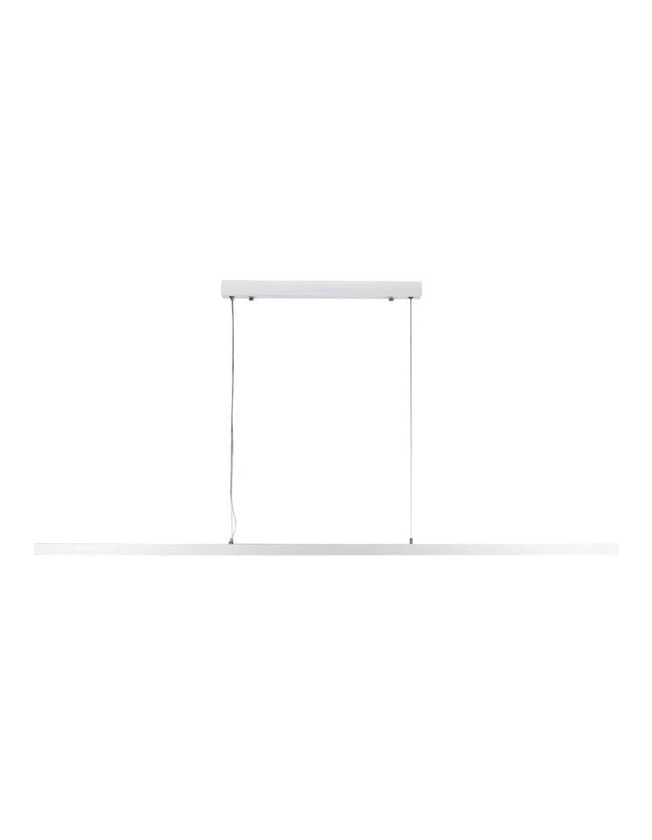 Shard Slimline Tricolour LED Pendant Light White 1500cm image 2
