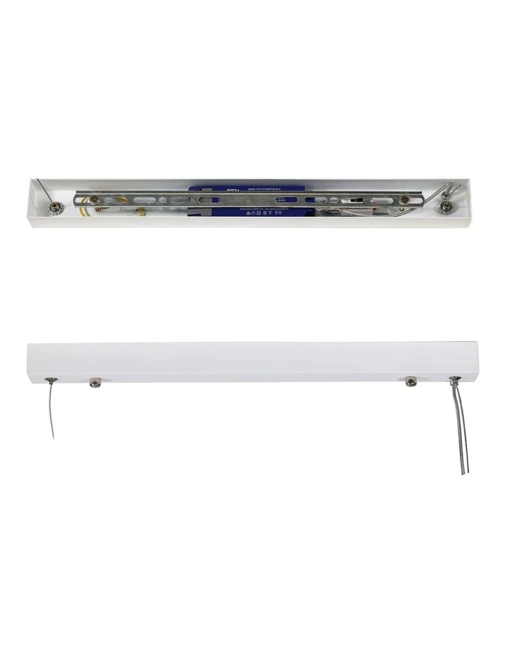 Shard Slimline Tricolour LED Pendant Light White 1500cm image 3