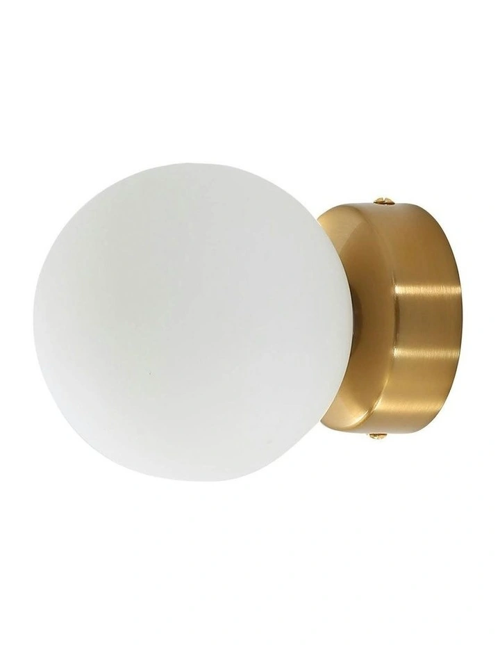 Globo Vanity Light Satin Brass image 1