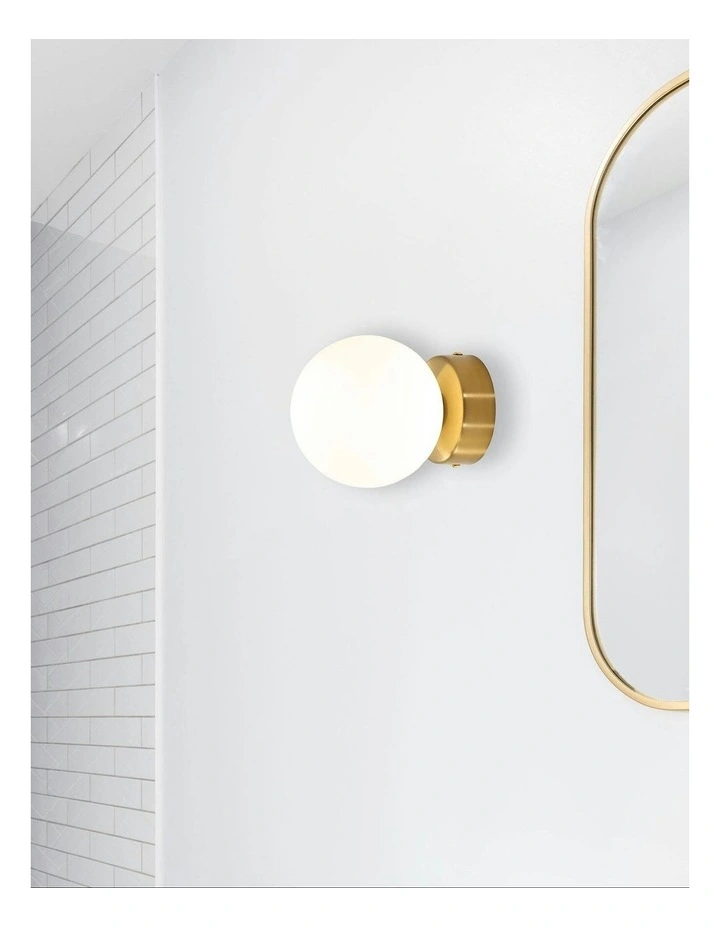 Globo Vanity Light Satin Brass image 3