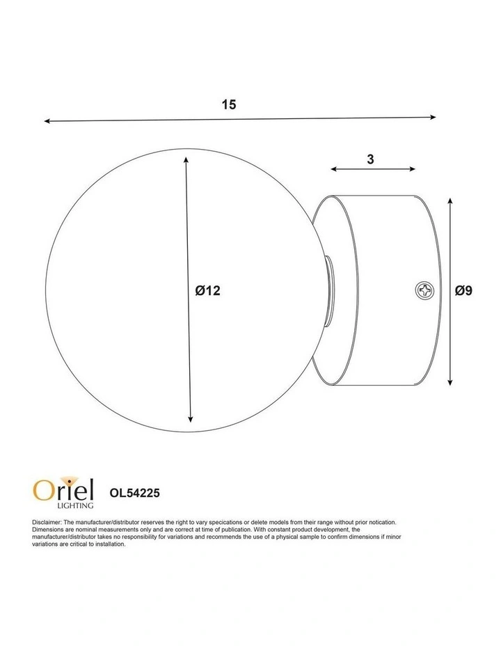 Globo Vanity Light Satin Brass image 4