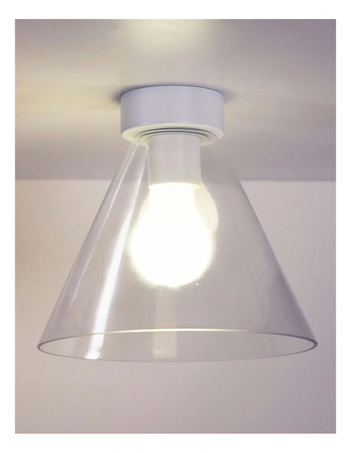 Heath Clear Glass DIY White image 3