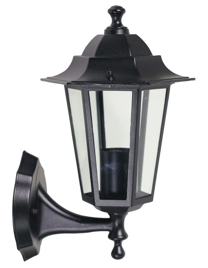 Ascot Traditional Outdoor Wall Light Down Black image 1