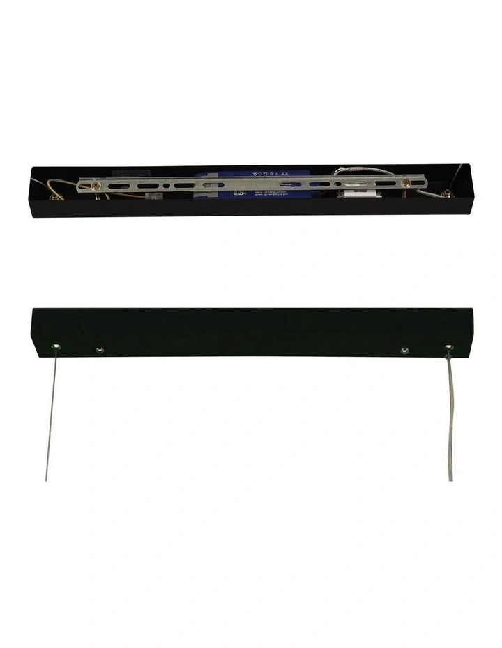 Shard Slimline Tricolour LED Pendant Light Black 1500cm image 3