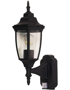 Highgate Sensor Outdoor Wall Light Black