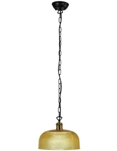 Maison 27 Halophane Glass Pendant Light Amber