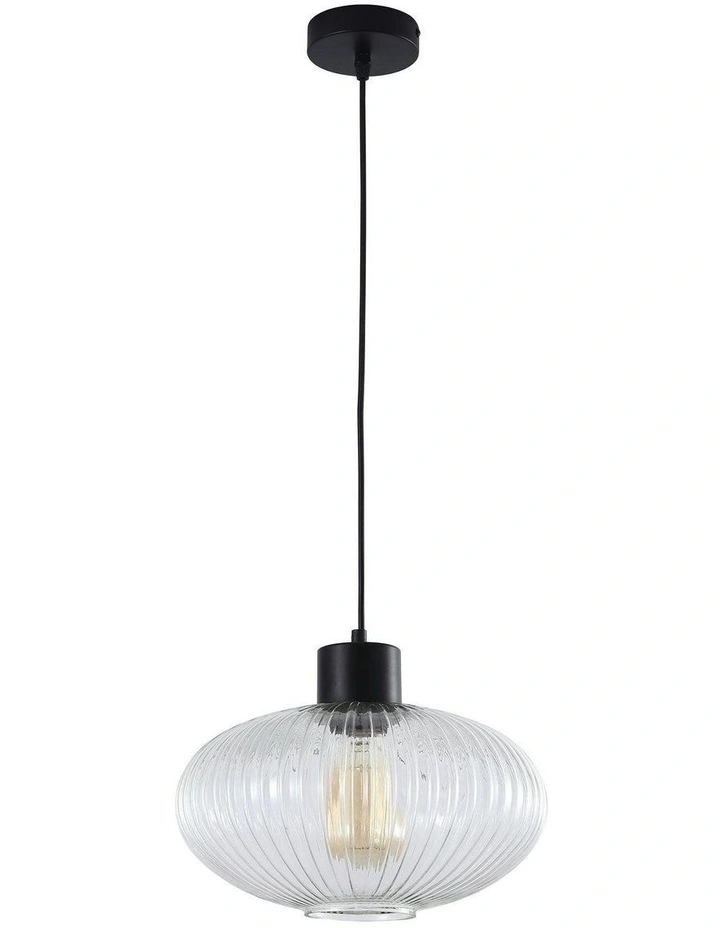 Miller Pendant Light Clear 30cm image 1