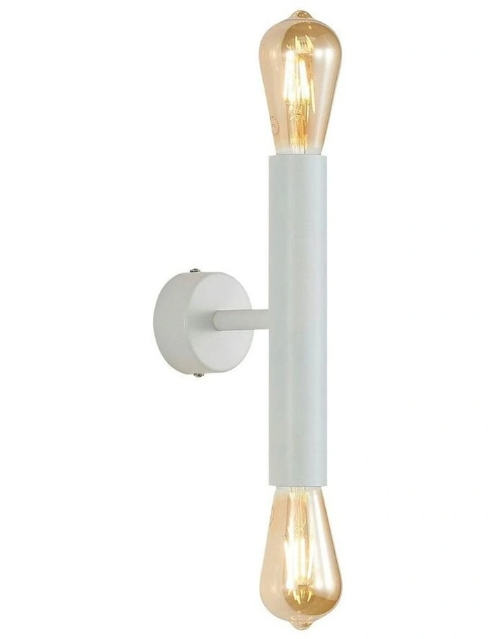 Toli Twin Wall Light White 2lt image 1