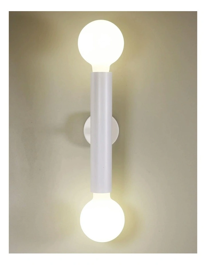 Toli Twin Wall Light White 2lt image 2