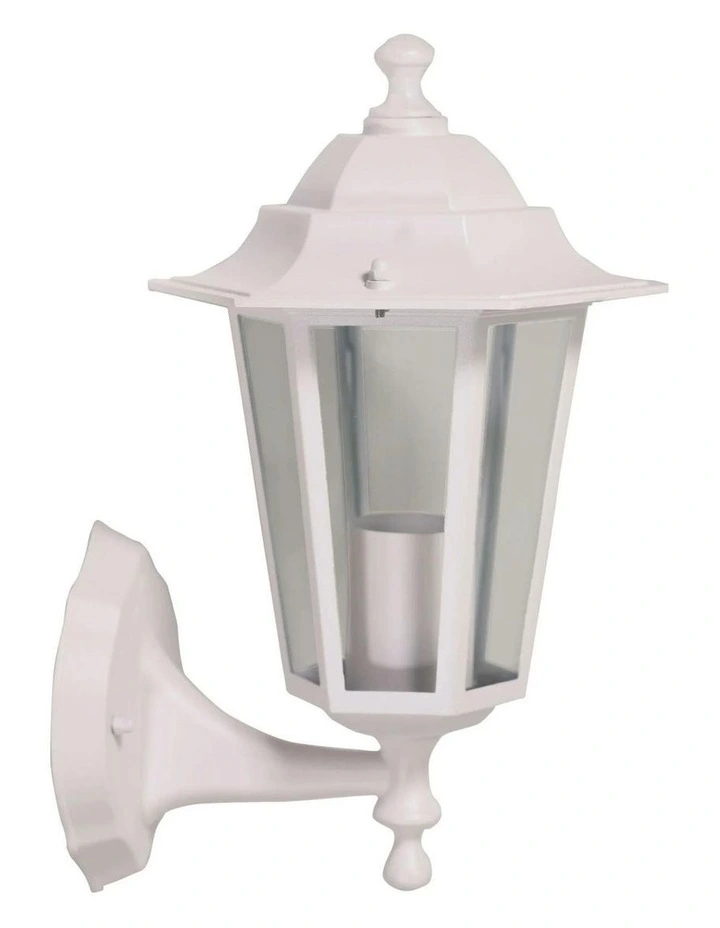 Ascot Traditional Outdoor Wall Light Down White image 1
