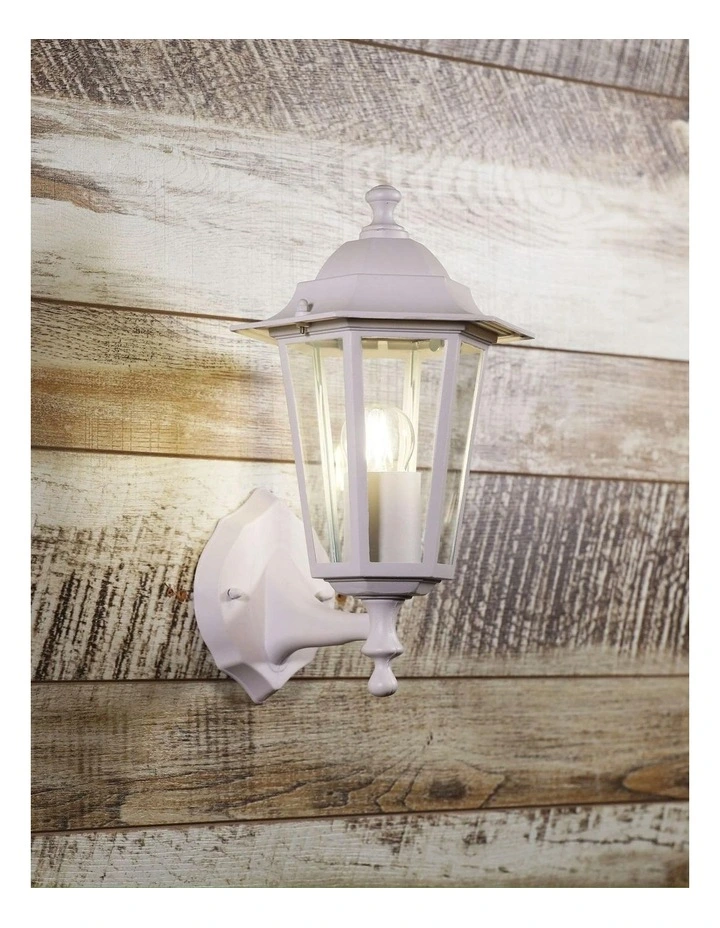 Ascot Traditional Outdoor Wall Light Down White image 2