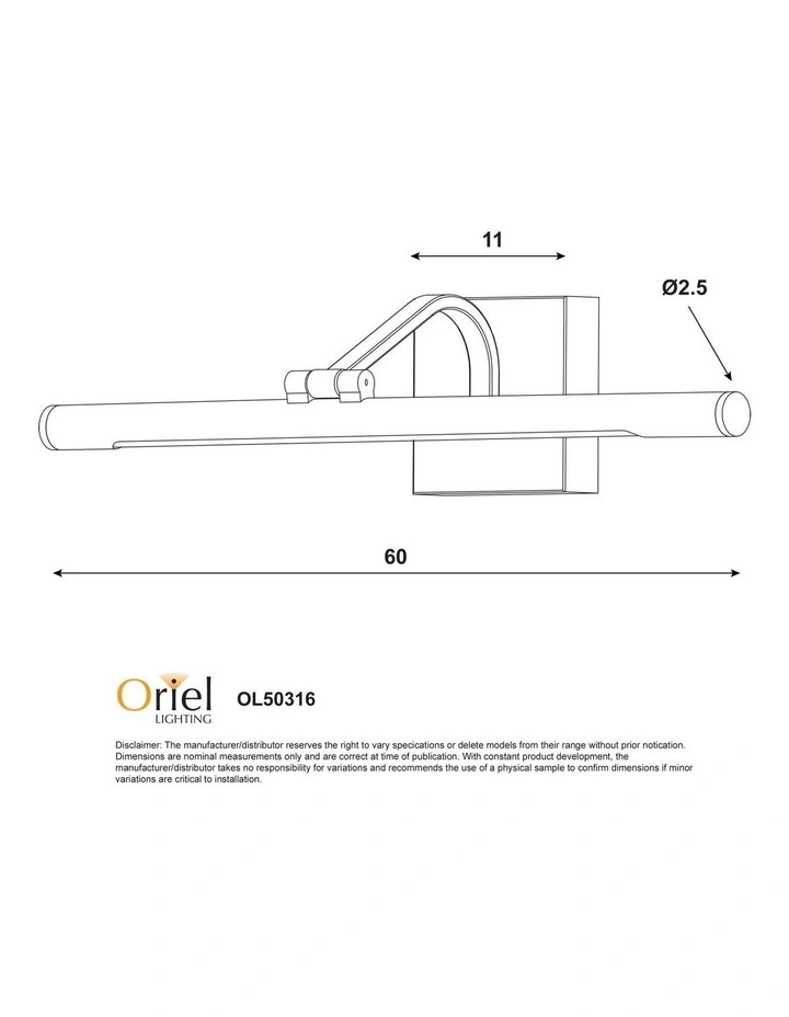 Kinden Tricolour LED Wall Light Satin Brass image 3