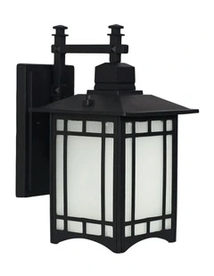 Horsham Outdoor Wall Light Black