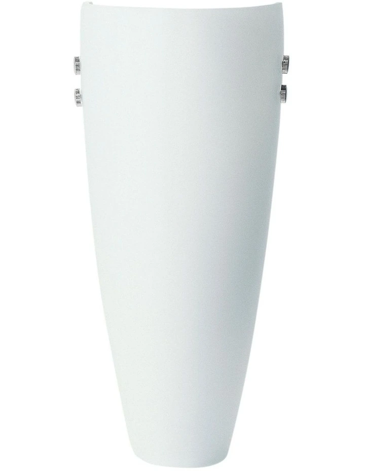 Nova Wall Light in Opal Matt / Chrome image 1
