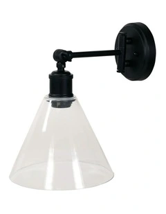 Heath Swing Arm Wall Light Black