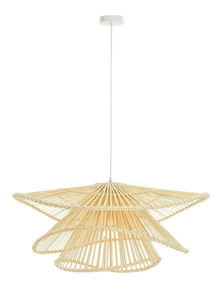 Talia Rattan Pendant Light image 2