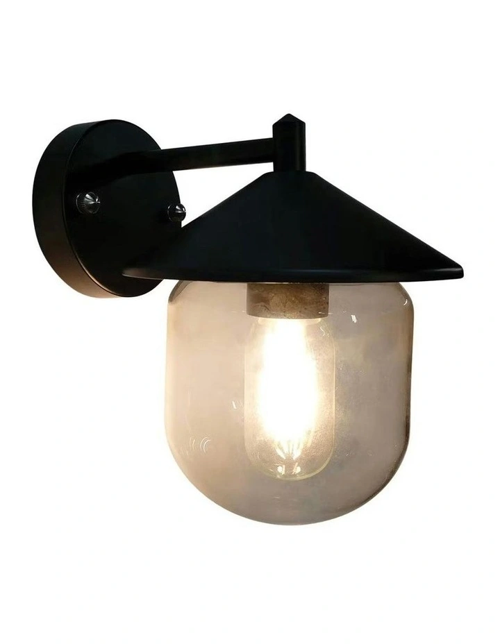 Monza Outdoor Wall Light Black image 2