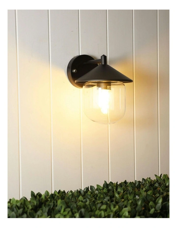 Monza Outdoor Wall Light Black image 3