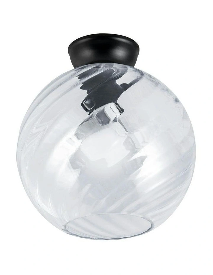 Twist 20 Textured Clear Glass DIY Black image 2