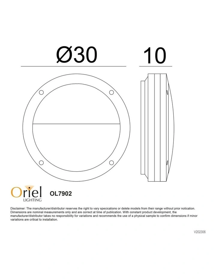 Tonato Eyelid Outdoor Bulkhead Light In White E27 image 3