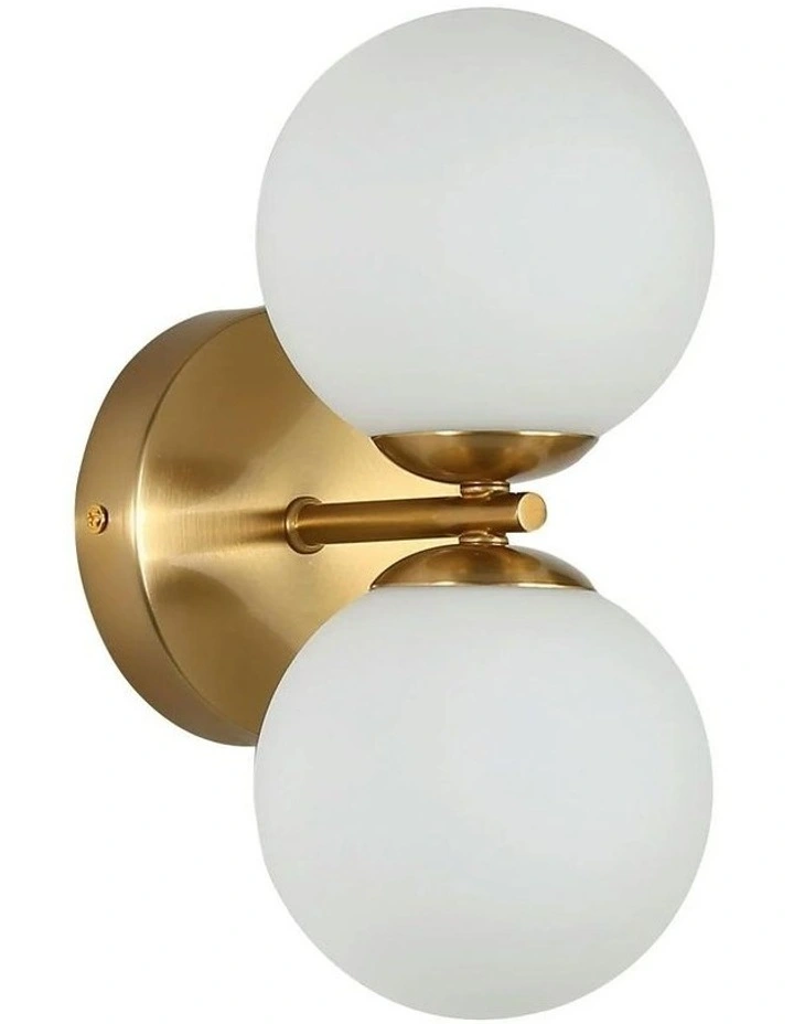 Oberon 2 Wall Light Satin Brass image 1