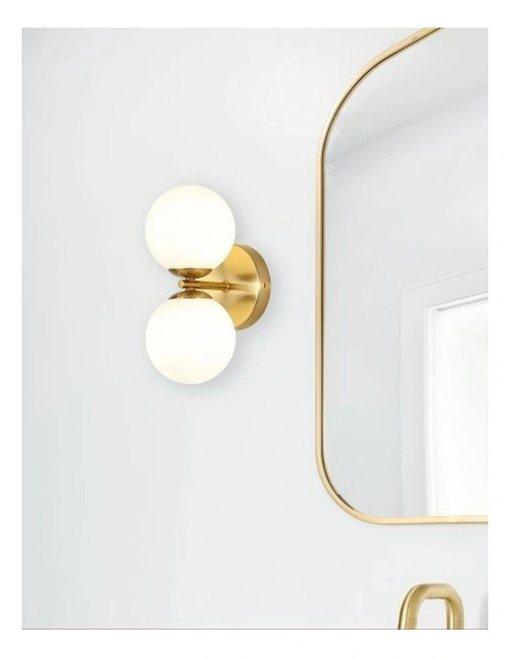 Oberon 2 Wall Light Satin Brass image 3