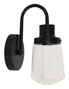 Kilcoy Industrial Wall Light Black