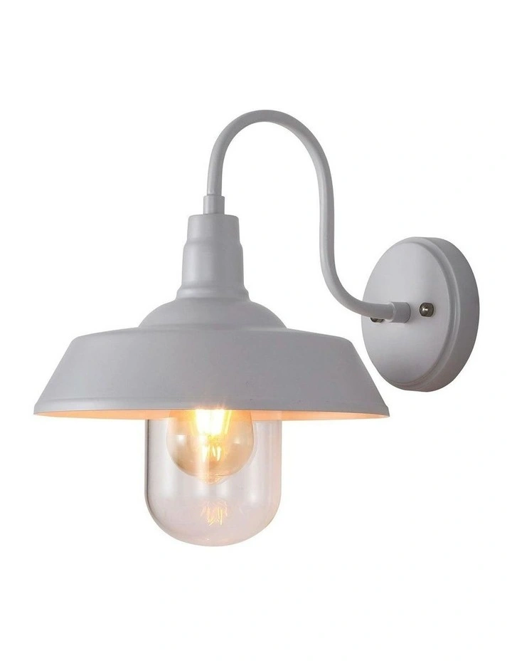 Hudson Barn Style Exterior Light White image 2