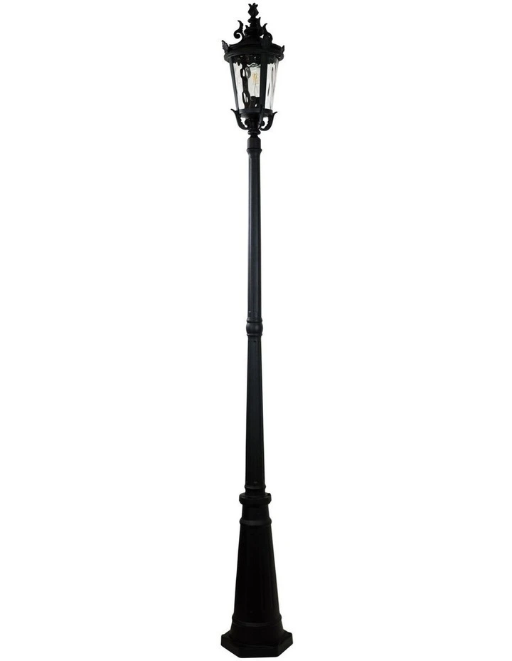 Albion Outdoor Post Light in Black image 1