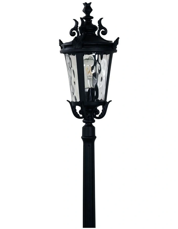 Albion Outdoor Post Light in Black image 4