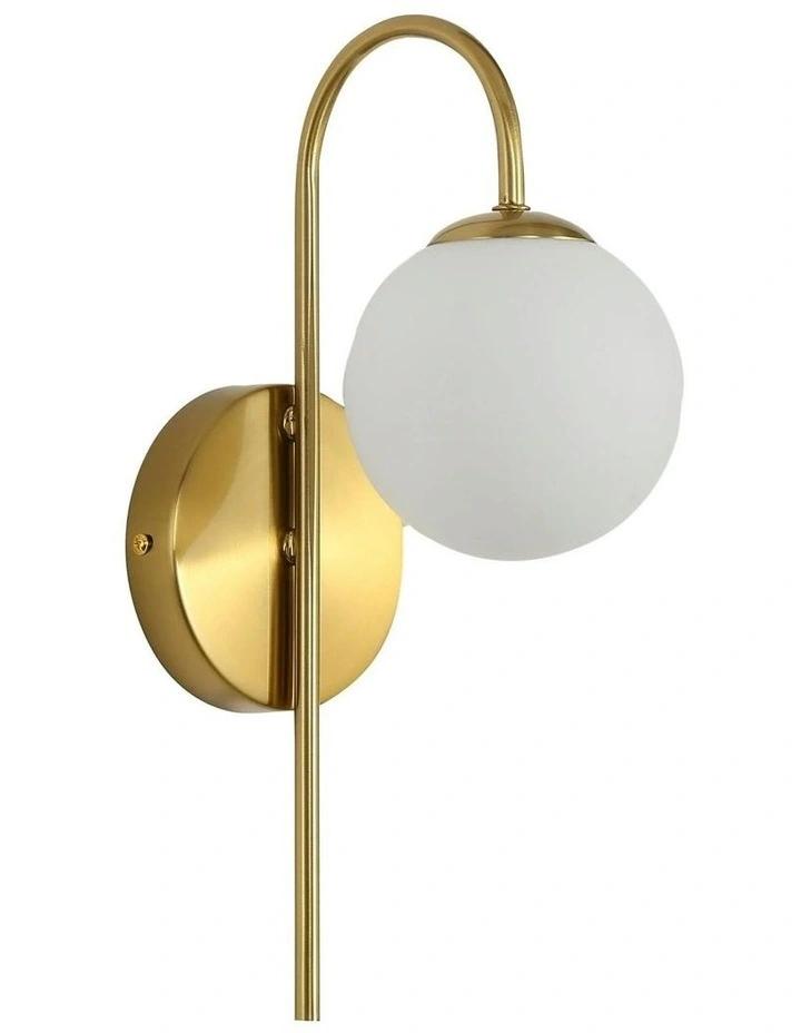 Noxe Wall Light Satin Brass image 1