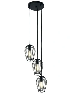 Olam 3lt Pendant Light Black