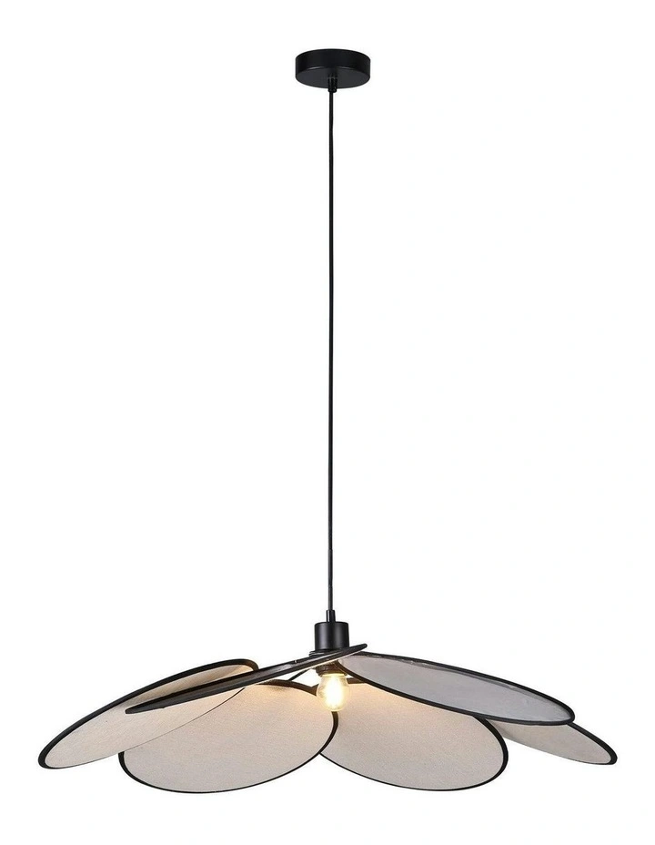 Flora Pendant Light in Beige image 1