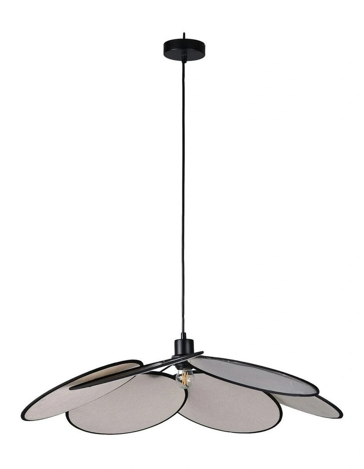 Flora Pendant Light in Beige image 2