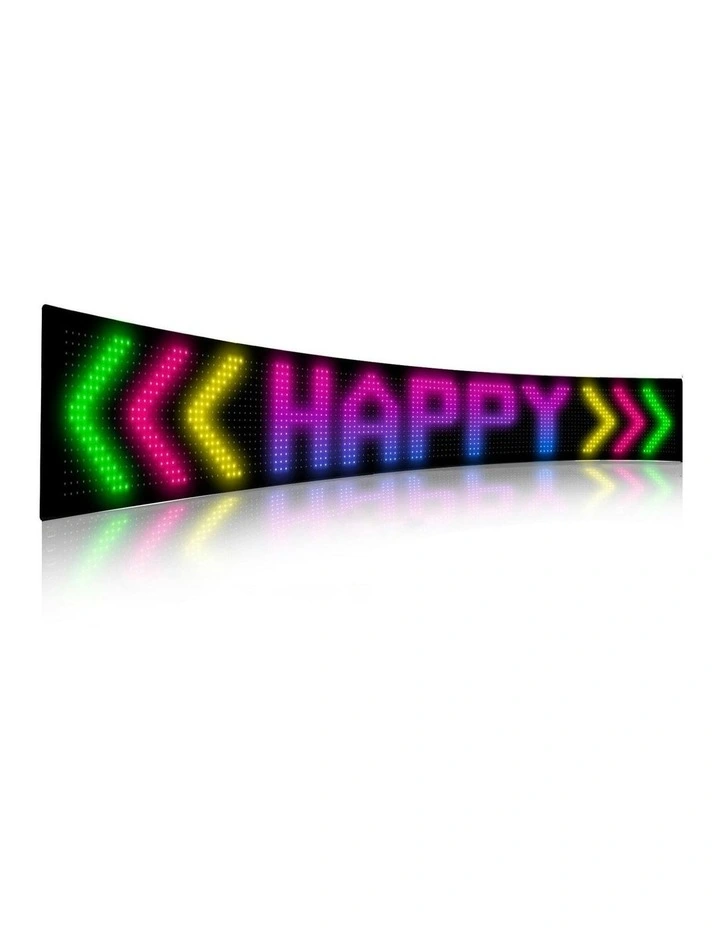 Programmable LED Matrix Panel Flexible Screen IP65 with APP Control 192*1330mm image 1