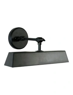 Loxby Metal Wall Light Black
