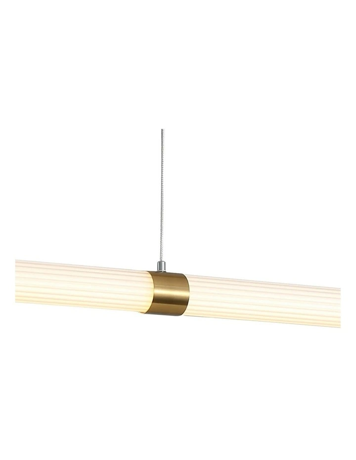 Maxwell 150 Sat Brs LED Pendant Light in Satin Brass image 2