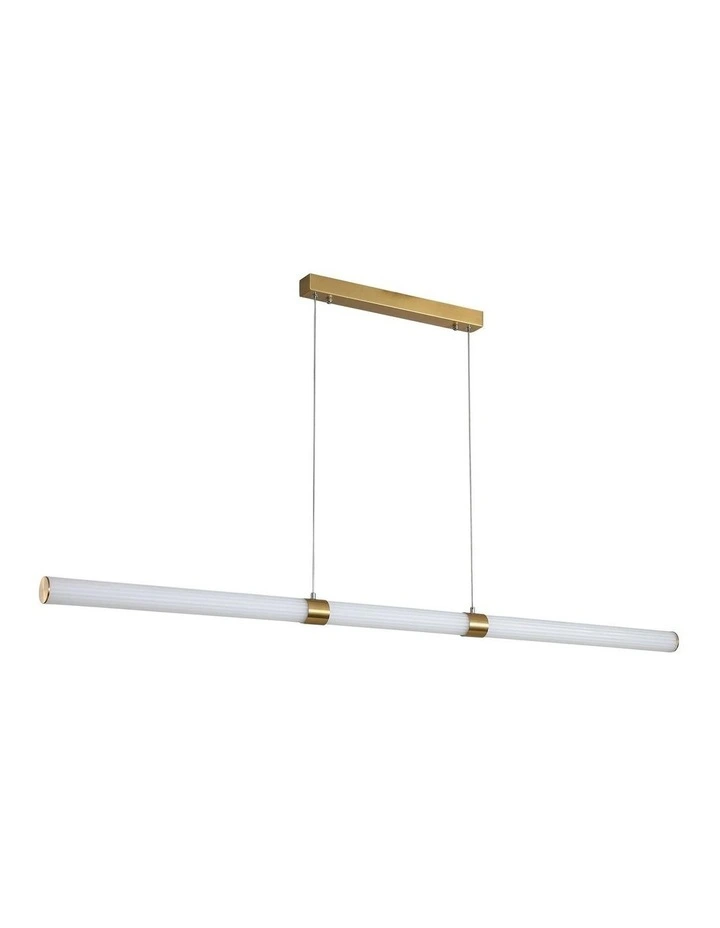 Maxwell 150 Sat Brs LED Pendant Light in Satin Brass image 3