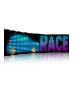 Programmable LED Matrix Panel Flexible Screen IP65 with APP Control 192*898mm