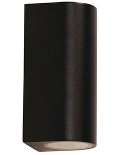 Hera Twin Outdoor Wall Light Black