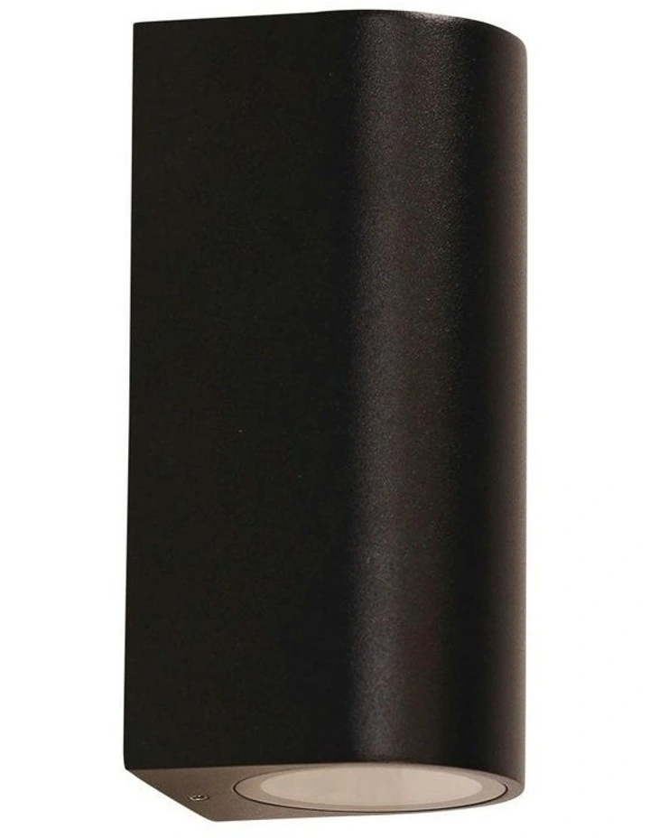 Hera Twin Outdoor Wall Light Black image 1