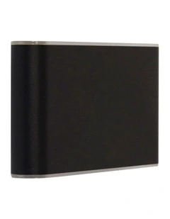 Wash 2*6 LED Wall Light Black
