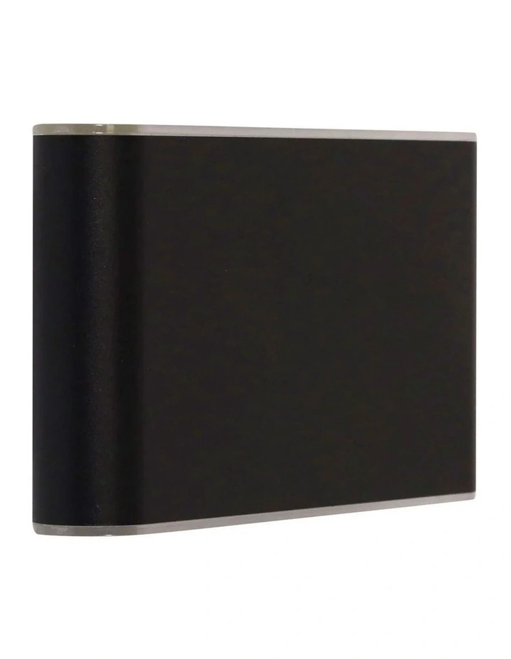 Wash 2*6 LED Wall Light Black image 1