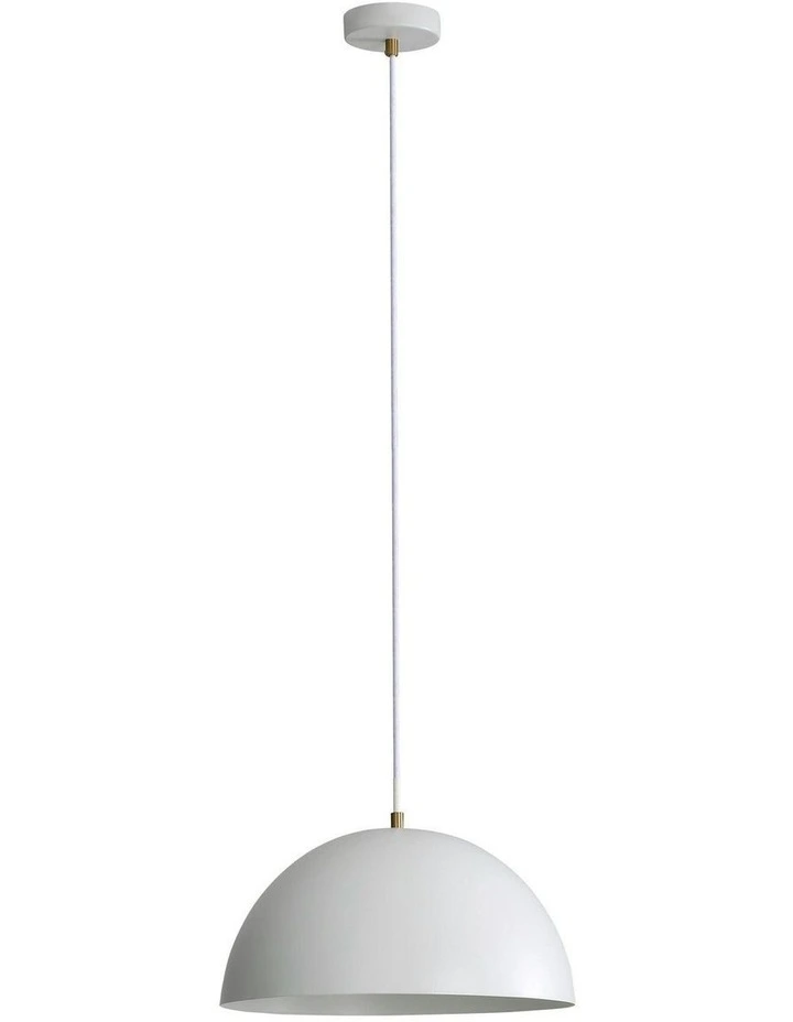 Lexi 35 Dome Pendant Light White image 1